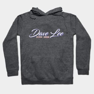 Dave Lee Down Under Logo - Text Only Hoodie